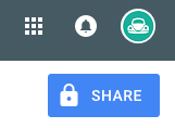 New Google Search Console Report Sharing Button