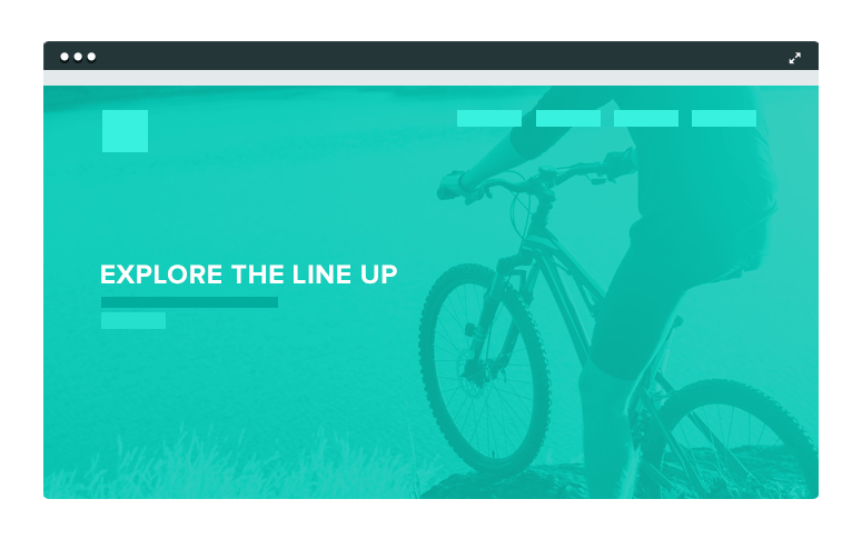 Explore The Line Up Landing Page