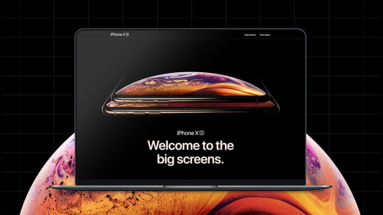 What’s going on with the iPhone XS Launch Page?