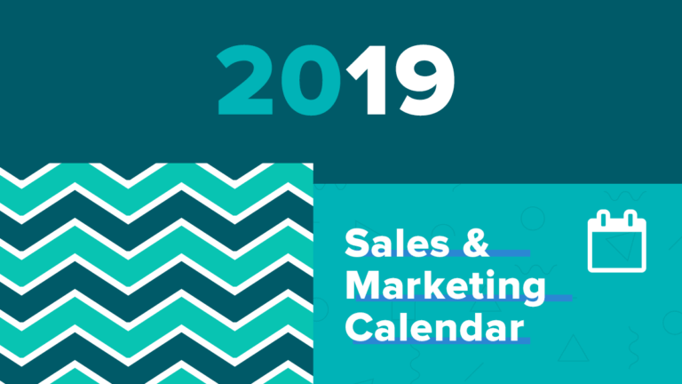 Your Free 2019 eCommerce Sales and Marketing Calendar